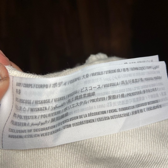 Abercrombie and Fitch Boyfriend Soft Collection Womens Sz Med Beige Button Down - Picture 7 of 7